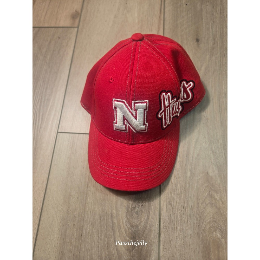 Nebraska Huskers Cap Top of the World One-Fit Embroidered White Youth
